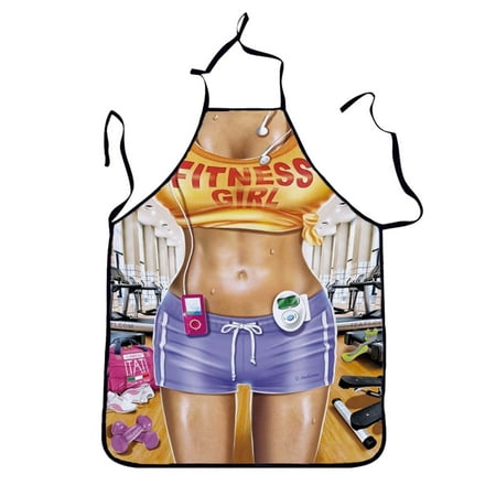 

Ozmmyan Kitchen & Dining New Sexy Beauty Apron Muscular Male Apron Cartoon Couple Party Apron Kitchen Gift on Clearance