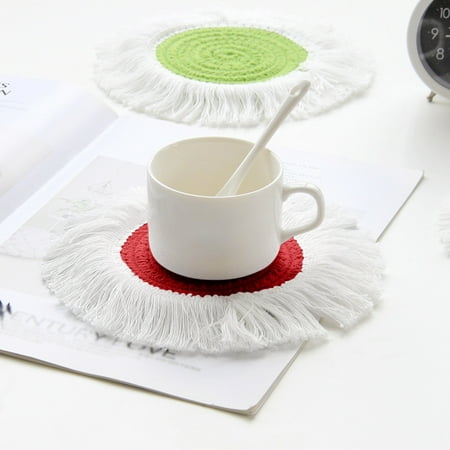 〖TOTO〗Placemat 14Cm Cotton Insulation Mat Meal Mat Woven Anti Scalding Table Mat Bowl Mat Nordic Simple Pot Mat Cotton Insulation Mat
〖TOTO〗Placemat 14Cm Cotton Insulation Mat Meal Mat Woven Anti Scalding Table Mat Bowl Mat Nordic Simple Pot Mat Cotton Insulation Mat