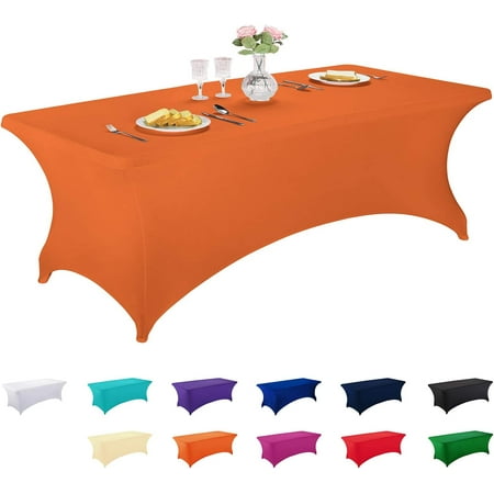 Spandex Fitted Stretch Table Cover for 6 ft or 4ft or 8ft Folding Table Rectangular Cocktail Tablecloth Perfect for Party or Banquet
Spandex Fitted Stretch Table Cover for 6 ft or 4ft or 8ft Folding Table Rectangular Cocktail Tablecloth Perfect for Party or Banquet