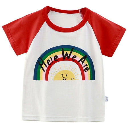 Children S Short Sleeved T Shirt Summer Raglan T Shirt Baby Top Breathable Cute Children S Clothing Rainbow Winter Clothes Size4t for Girls Girls Long Sleeve Softball Long Sleeve Shirt Toddler Straps
Children S Short Sleeved T Shirt Summer Raglan T Shirt Baby Top Breathable Cute Children S Clothing Rainbow Winter Clothes Size4t for Girls Girls Long Sleeve Softball Long Sleeve Shirt Toddler Straps