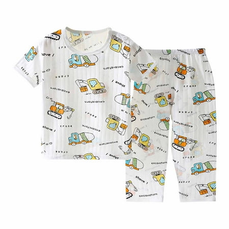Toddler Kids Boys Girls 2PC Pajama Outfits Summer Short Sleeve T Shirt and Pants Cute Graphic Loose Sleepwear Loungewear Two Piece Sets
Toddler Kids Boys Girls 2PC Pajama Outfits Summer Short Sleeve T Shirt and Pants Cute Graphic Loose Sleepwear Loungewear Two Piece Sets