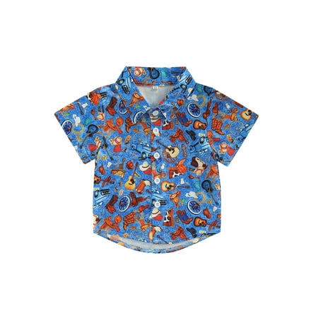 wybzd Baby Boy Summer Shirt Cartoon Pattern Printed Lapel Neck Short Sleeve Button Down Tops 6 Months-5 Years
wybzd Baby Boy Summer Shirt Cartoon Pattern Printed Lapel Neck Short Sleeve Button Down Tops 6 Months-5 Years
