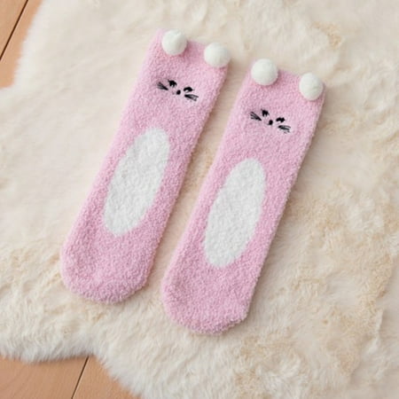 2 pair Women s Tube Socks Three-Dimensional Cartoon Cute Bear Coral Fleece Home Floor Socks Half Fleece Sleep Socks Color Random
2 pair Women s Tube Socks Three-Dimensional Cartoon Cute Bear Coral Fleece Home Floor Socks Half Fleece Sleep Socks Color Random