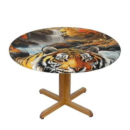Animal art painting Round Vinyl Fitted Tablecloth Waterproof Elastic Table Covers Wipeable Backed Tablecloths for Picnic Camping and Outdoor
Animal art painting Round Vinyl Fitted Tablecloth Waterproof Elastic Table Covers Wipeable Backed Tablecloths for Picnic Camping and Outdoor