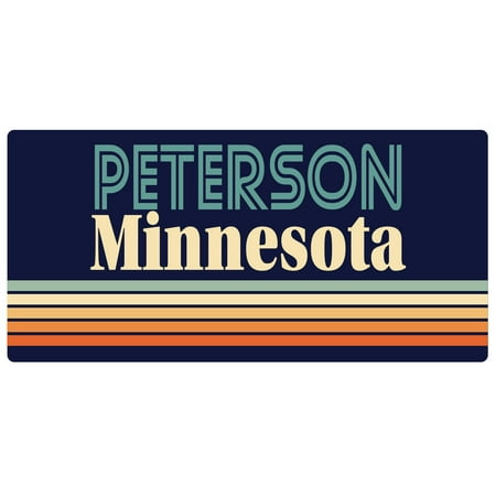 Peterson Minnesota 5 x 2.5-Inch Fridge Magnet Retro Design