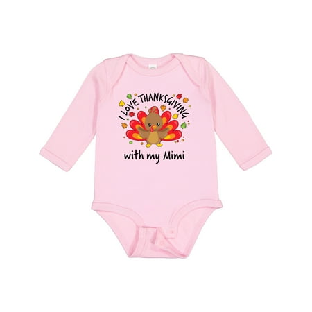 Inktastic I Love Thanksgiving with My Mimi-happy Turkey Gift Baby Boy or Baby Girl Long Sleeve Bodysuit
Inktastic I Love Thanksgiving with My Mimi-happy Turkey Gift Baby Boy or Baby Girl Long Sleeve Bodysuit