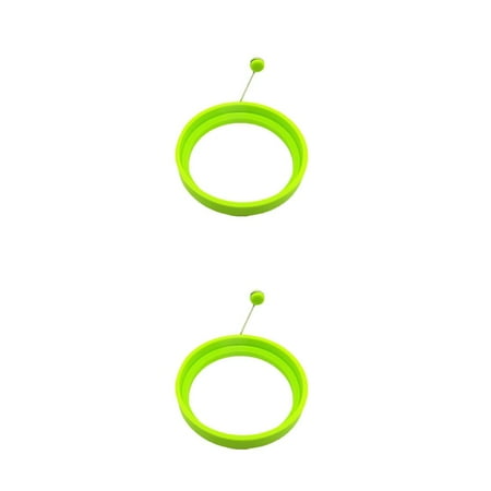 Redempion Non Stick Fried Egg Mold Breakfast Egg Sandwich Maker Silicone Round Frying Egg Rings Pancake Mold with Handle green 2PCS
Redempion Non Stick Fried Egg Mold Breakfast Egg Sandwich Maker Silicone Round Frying Egg Rings Pancake Mold with Handle green 2PCS