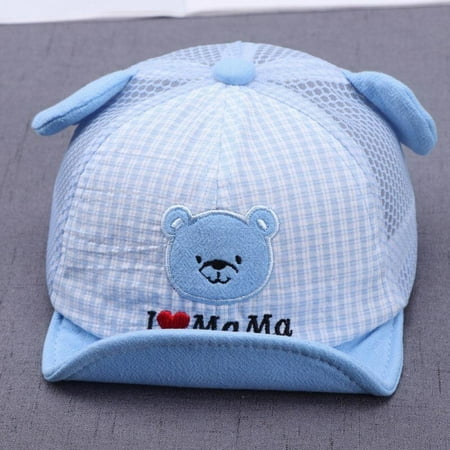 Merotable Baby Hat for Kids Boy Girl Baseball Cap Embroidered Bear Baby Visor Child Cap Mesh Hats Adjustable Hat
Merotable Baby Hat for Kids Boy Girl Baseball Cap Embroidered Bear Baby Visor Child Cap Mesh Hats Adjustable Hat