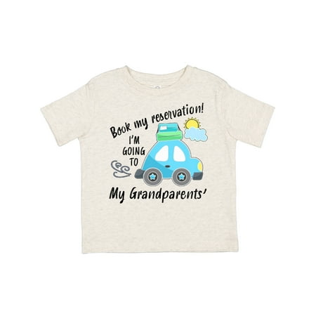 Inktastic Book My Reservation! I m Going to My Grandparents Gift Toddler Boy or Toddler Girl T-Shirt
Inktastic Book My Reservation! I m Going to My Grandparents Gift Toddler Boy or Toddler Girl T-Shirt