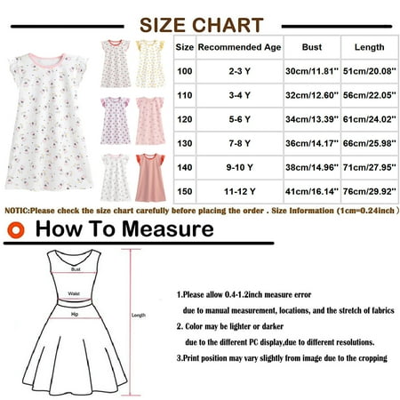 QWERTYU Infant Baby Toddler Child Children Kids Fruit Sundress Summer Dresses Short Sleeve Dress for Girls 2Y-10Y 140
QWERTYU Infant Baby Toddler Child Children Kids Fruit Sundress Summer Dresses Short Sleeve Dress for Girls 2Y-10Y 140