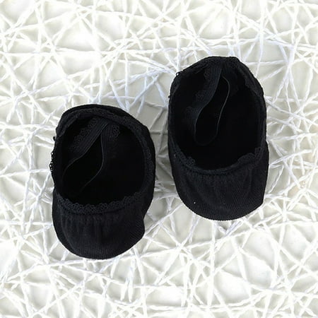 Leutsin Infant Newborn Baby Girl Kids Lace Inside Solid Ankle Socks