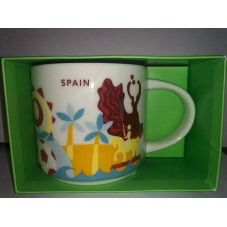 Starbucks You Are Here Collection Spain Ceramic Coffee Mug New with Box