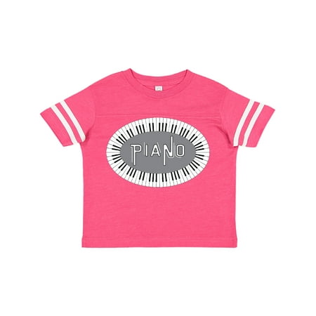 Inktastic Piano Keys Oval Gift Toddler Boy or Toddler Girl T-Shirt