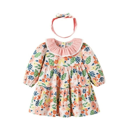 Children Girls Dress Leaves Printed Long Sleeve Crew Neck Loose Lace Toddler Girls Sundress Children s Day Gifts
Children Girls Dress Leaves Printed Long Sleeve Crew Neck Loose Lace Toddler Girls Sundress Children s Day Gifts