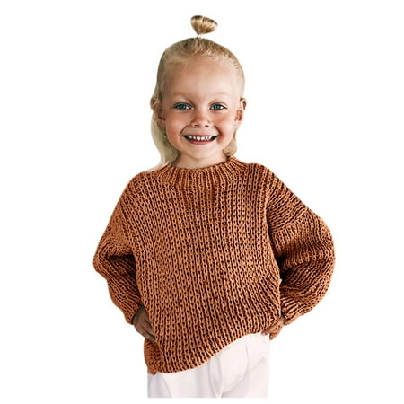 Dadaria Baby Boys Girls Clothes Newborn Winter Outfits 3M-5T Newborn Infant Kids Long Sleeved Solid Knit Pullover Sweater Tops Brown 9 Toddler
Dadaria Baby Boys Girls Clothes Newborn Winter Outfits 3M-5T Newborn Infant Kids Long Sleeved Solid Knit Pullover Sweater Tops Brown 9 Toddler
