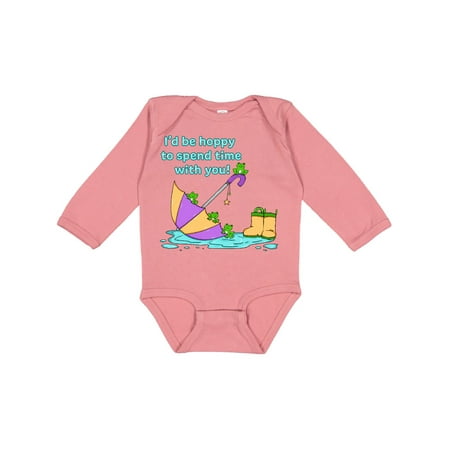 Inktastic I d be Hoppy to Spend Time with You with Cute Frogs Gift Baby Boy or Baby Girl Long Sleeve Bodysuit
Inktastic I d be Hoppy to Spend Time with You with Cute Frogs Gift Baby Boy or Baby Girl Long Sleeve Bodysuit