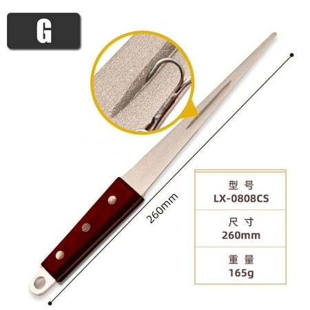 Sharpening Rod Diamond Rod Kitchen Gadgets Knife Sharpener Slaughterhouse Butcher Sharpening Bar Fish Hook Grinding
Sharpening Rod Diamond Rod Kitchen Gadgets Knife Sharpener Slaughterhouse Butcher Sharpening Bar Fish Hook Grinding