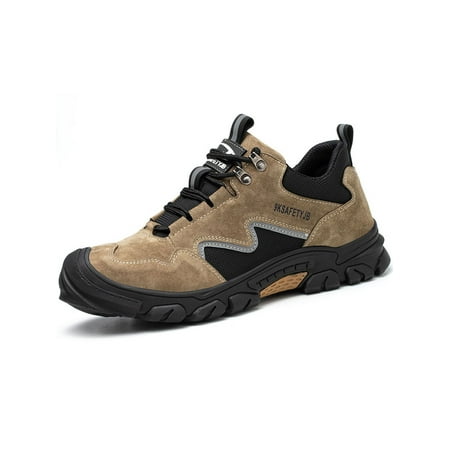 Woobling Men Work Boots Steel Toe Protection Boot Heavy Duty Safety Shoes Working Anti-smash Slip Resistant Comfort Khaki 7.5
Woobling Men Work Boots Steel Toe Protection Boot Heavy Duty Safety Shoes Working Anti-smash Slip Resistant Comfort Khaki 7.5