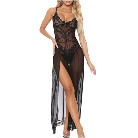Floleo Clearance Women s Sexy Two-piece Comfortable Sexy Pajama Suit Sleepwear Dress+Thongs Deals
Floleo Clearance Women s Sexy Two-piece Comfortable Sexy Pajama Suit Sleepwear Dress+Thongs Deals