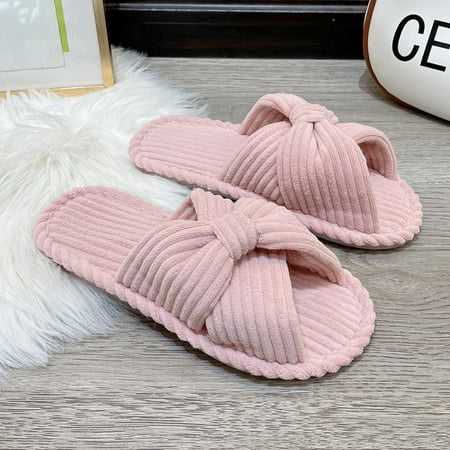 XWQYRG Womens Corduroy Bow House Slippers - Cozy Bedroom Slippers Memory Foam Slide Slippers open toe beige
XWQYRG Womens Corduroy Bow House Slippers - Cozy Bedroom Slippers Memory Foam Slide Slippers open toe beige