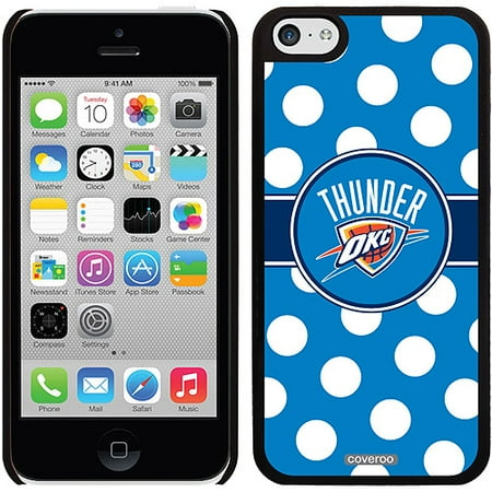 Oklahoma City Thunder Polka Dots Design on Apple iPhone 5c Thinshield Snap-On Case by Coveroo