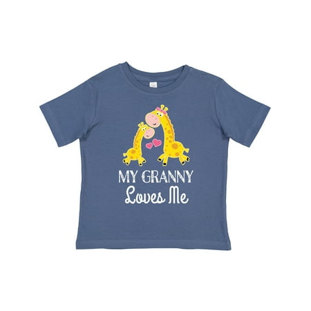Inktastic Granny Loves Me Childs Giraffe Gift Toddler Boy or Toddler Girl T-Shirt
Inktastic Granny Loves Me Childs Giraffe Gift Toddler Boy or Toddler Girl T-Shirt