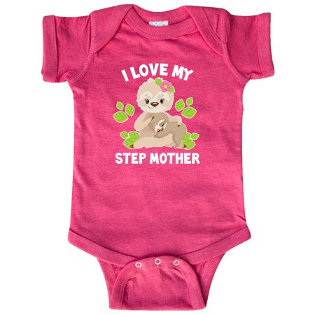Inktastic Cute Sloth I Love My Step Mother with Green Leaves Gift Baby Boy or Baby Girl Bodysuit
Inktastic Cute Sloth I Love My Step Mother with Green Leaves Gift Baby Boy or Baby Girl Bodysuit