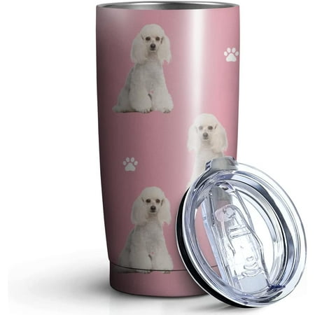 Poodle Design Tumbler Stainless Steel Insulated Travel Coffee Cups with Lid and Straw Ideal Memorial Gift for Dog Dad/Mom 20oz
Poodle Design Tumbler Stainless Steel Insulated Travel Coffee Cups with Lid and Straw Ideal Memorial Gift for Dog Dad/Mom 20oz