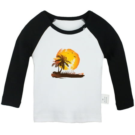 Nature Pattern Palm Tree T shirt For Baby Newborn Babies T-shirts Infant Tops 0-24M Kids Graphic Tees Clothing (Long Black Raglan T-shirt 6-12 Months)
Nature Pattern Palm Tree T shirt For Baby Newborn Babies T-shirts Infant Tops 0-24M Kids Graphic Tees Clothing (Long Black Raglan T-shirt 6-12 Months)