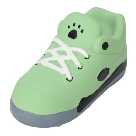 Latex Dog Toy Squeaky Soft Interactive Shoe Shape Puppy Chewing Toy for Indoor Outdoor Training Green
Latex Dog Toy Squeaky Soft Interactive Shoe Shape Puppy Chewing Toy for Indoor Outdoor Training Green