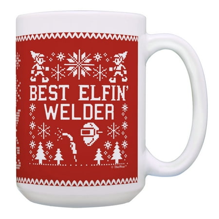 ThisWear Welder Christmas Cup Best Elfin Welder Ever Mug Christmas 15oz Coffee Mug Red
ThisWear Welder Christmas Cup Best Elfin Welder Ever Mug Christmas 15oz Coffee Mug Red