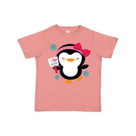 Inktastic Penguin Girl Snowflakes Gift Toddler Toddler Girl T-Shirt 
Inktastic Penguin Girl Snowflakes Gift Toddler Toddler Girl T-Shirt