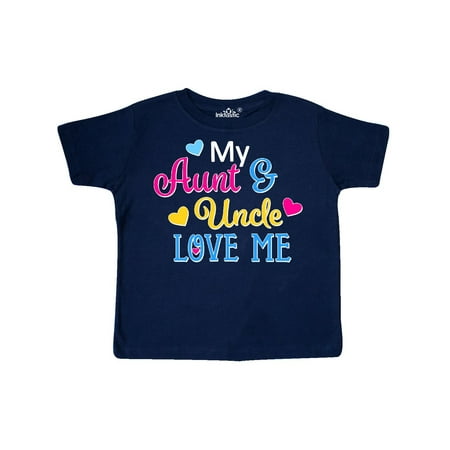 Inktastic My Aunt and Uncle Love me with Hearts Gift Toddler Boy or Toddler Girl T-Shirt
Inktastic My Aunt and Uncle Love me with Hearts Gift Toddler Boy or Toddler Girl T-Shirt