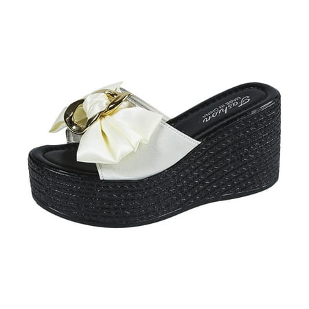 Wedge Sandals for Women Trendy Peep Toe Slip On Summer Comfort Casual Slippers Chunky Thick Bottom Platform Sandals
Wedge Sandals for Women Trendy Peep Toe Slip On Summer Comfort Casual Slippers Chunky Thick Bottom Platform Sandals