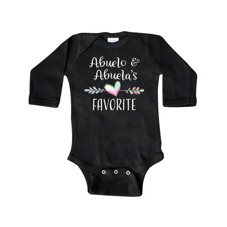 Inktastic Abuelo and Abuelas Favorite- Heart Grandchild Gift Baby Boy or Baby Girl Long Sleeve Bodysuit
Inktastic Abuelo and Abuelas Favorite- Heart Grandchild Gift Baby Boy or Baby Girl Long Sleeve Bodysuit