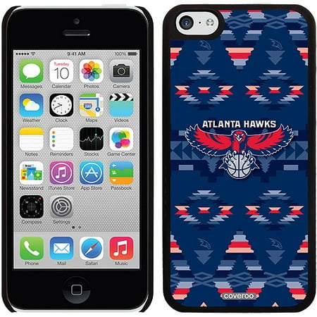Atlanta Hawks Tribal Print Design on Apple iPhone 5c Thinshield Snap-On Case by Coveroo