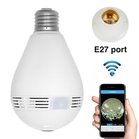 Docooler Wireless 960PH(960*960) Panoramic Fish Eye WIFI 360 Degree Bulb IP Support for AndroidiOS APP Remote Control Motion Detection
Docooler Wireless 960PH(960*960) Panoramic Fish Eye WIFI 360 Degree Bulb IP Support for AndroidiOS APP Remote Control Motion Detection