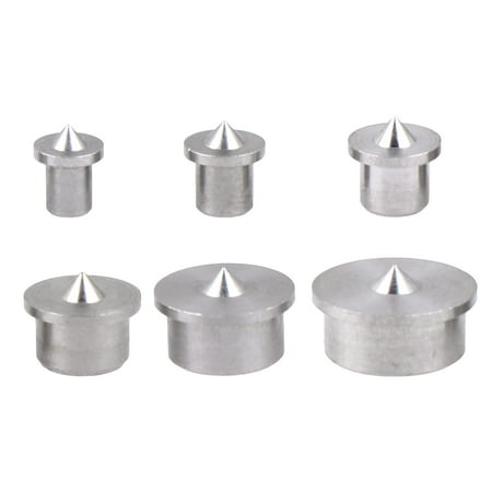 6PCS/Set 4mm 5mm 6mm 8mm 10mm 12mm Wood Pin Center Dowel Tenon Drill Center Kit Transfer Plugs Point Woodworking Log Pin for Panel Furniture Positioning (Silver)
6PCS/Set 4mm 5mm 6mm 8mm 10mm 12mm Wood Pin Center Dowel Tenon Drill Center Kit Transfer Plugs Point Woodworking Log Pin for Panel Furniture Positioning (Silver)