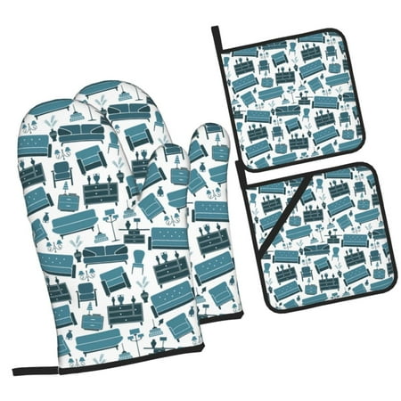 Fotbe Modern Furniture for 4Pcs Oven Mitts and Pot Holders 500℉ Heat Resistant Oven Mitts Non-Slip Silicone Surface Safe for Baking Cooking BBQ
Fotbe Modern Furniture for 4Pcs Oven Mitts and Pot Holders 500℉ Heat Resistant Oven Mitts Non-Slip Silicone Surface Safe for Baking Cooking BBQ