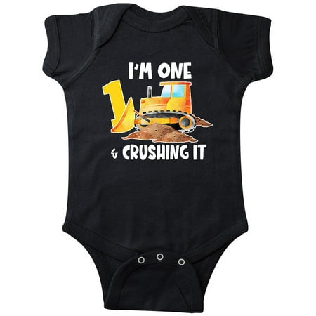 Inktastic I m 1 and Crushing It Construction 1st Birthday Gift Baby Boy or Baby Girl Bodysuit
Inktastic I m 1 and Crushing It Construction 1st Birthday Gift Baby Boy or Baby Girl Bodysuit