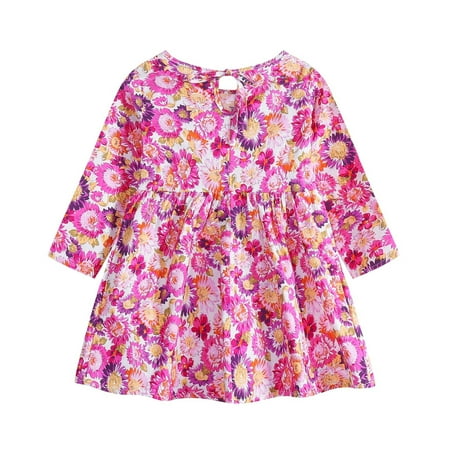 Odeerbi Reduced Girls Dresses Baby Girl Clothes Toddler Clothing Long Sleeve One-Piece Floral Print Dress Autumn Kids Skirt
Odeerbi Reduced Girls Dresses Baby Girl Clothes Toddler Clothing Long Sleeve One-Piece Floral Print Dress Autumn Kids Skirt