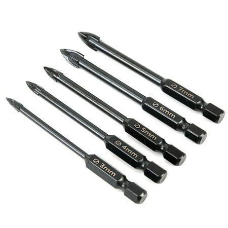 BAMILL 5Pcs Efficient Universal Drilling Tool Multifunctional Cross Alloy Drill Bits
BAMILL 5Pcs Efficient Universal Drilling Tool Multifunctional Cross Alloy Drill Bits