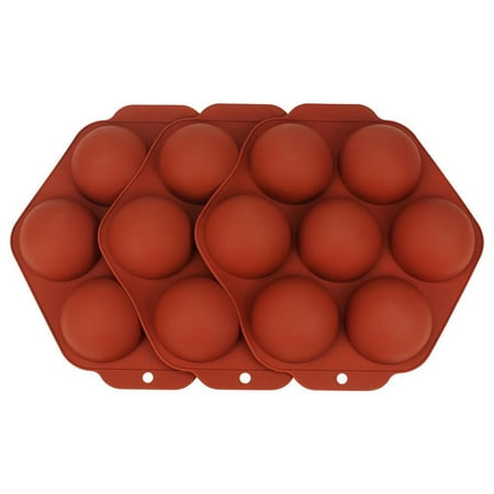 3 Pcs Silicone Mould Half Sphere Silicone Mould DIY Chocolate Ball Mould Baking Mold for Jelly Pudding Candy Chocolate
3 Pcs Silicone Mould Half Sphere Silicone Mould DIY Chocolate Ball Mould Baking Mold for Jelly Pudding Candy Chocolate