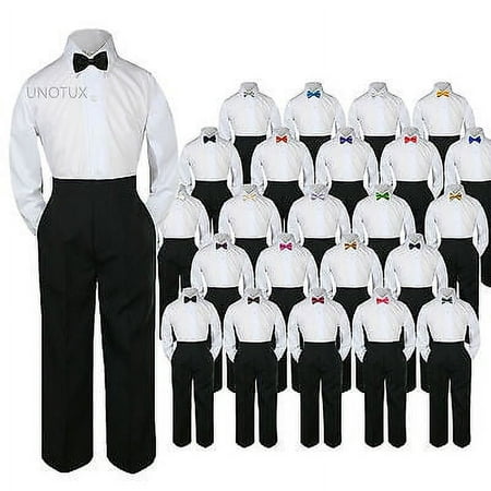 New Baby Toddler Boys Wedding Formal 3pc Set Shirt Black Pants Bow Tie Suit S-7
New Baby Toddler Boys Wedding Formal 3pc Set Shirt Black Pants Bow Tie Suit S-7