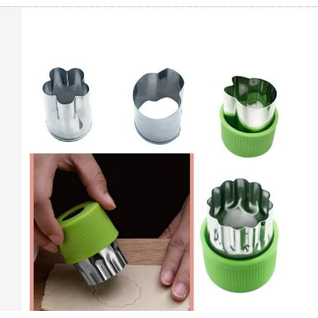 Stainless Steel Cookie Vegetable Fruit Cutters Shapes Sets Casewin Mini Cookie Stamp Mold Sandwich Cutters for Kids Baking Bento Box and Food Decoration Tools (4 Pcs)
Stainless Steel Cookie Vegetable Fruit Cutters Shapes Sets Casewin Mini Cookie Stamp Mold Sandwich Cutters for Kids Baking Bento Box and Food Decoration Tools (4 Pcs)