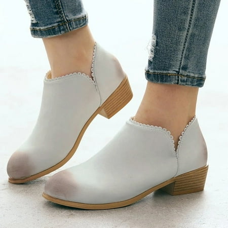 ERTUTUYI Fashion Women s Shoes Breathable High Heels Retro Slip-on Short Boots White 37
ERTUTUYI Fashion Women s Shoes Breathable High Heels Retro Slip-on Short Boots White 37