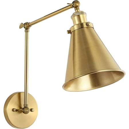 MANXING Swing Arm Adjustable Wall Lamps Warm Brass Hardwired Light Fixture Up Down Metal Shade for Bedroom Bedside Reading Living Room Home Hallway Dining Kitchen
MANXING Swing Arm Adjustable Wall Lamps Warm Brass Hardwired Light Fixture Up Down Metal Shade for Bedroom Bedside Reading Living Room Home Hallway Dining Kitchen