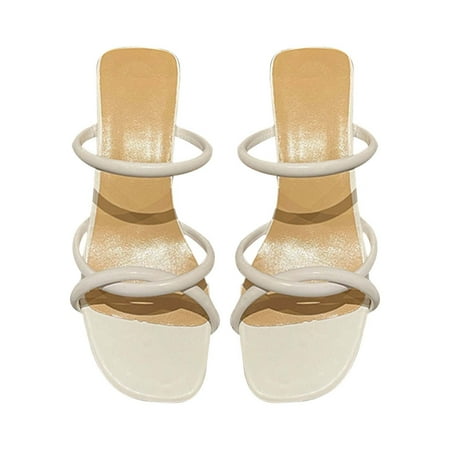YanHoo Women s Heel Sandals Middle Chunky Heel Square Toe Sandal Summer Dressy Casual Slippers Shoes
YanHoo Women s Heel Sandals Middle Chunky Heel Square Toe Sandal Summer Dressy Casual Slippers Shoes