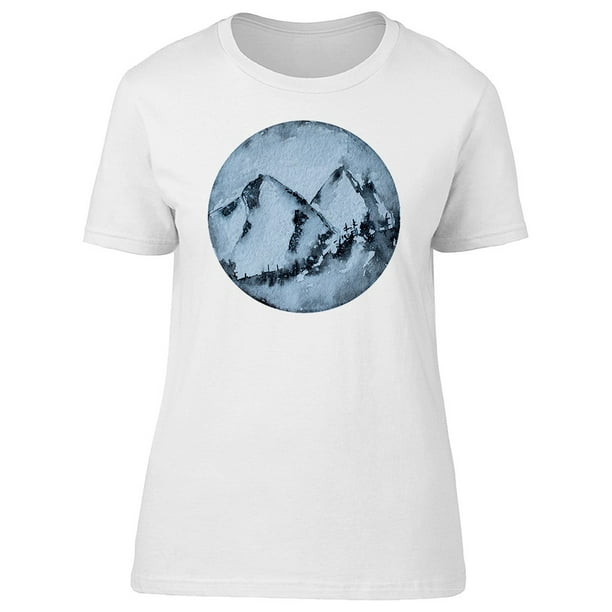 Night Mountains Circle Art Tee Men's -Image by Shutterstock