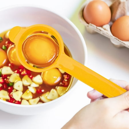 Long Handle Eggs Separator Eggs Yolk Separator Eggs White Separator for Baking and Cooking Plastic Yellow
Long Handle Eggs Separator Eggs Yolk Separator Eggs White Separator for Baking and Cooking Plastic Yellow